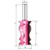 Фреза фигурная молдинговая корона D=31.75x57.1x97 S=12 PROCUT 360231P