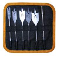 Набор сверл для дерева перовых, 12-25Х152 мм, 5 штук + 1 удлинитель 152 мм, сумка Энкор 19122