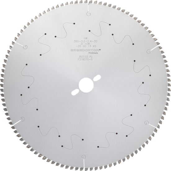 Пила SÄGEDOKTOR 350x3.2x2.4x30x108Z D-M5 C-01 ProGrade Laser Slits Pinholes 3501103 PG A3377