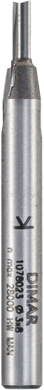 Фреза Dimar 1070013 пазовая монолит D3x11 L51 Zsolid 2 хвостовик 6 (L1-51 мм, L2-11 мм, D1-3 мм, D2-6 мм)