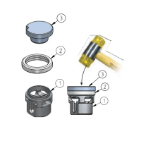 Комплект WPW BTAT0285 для замены колец на ограничителях БЕЗ ЦАРАПИН TATP150