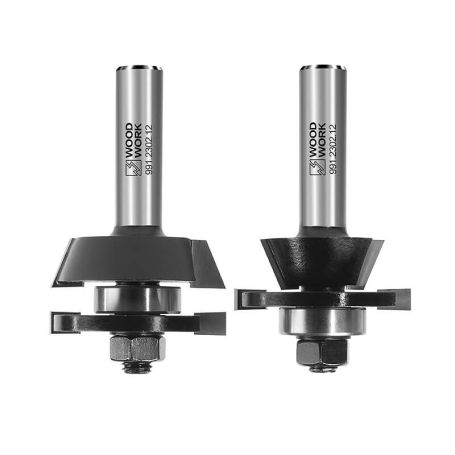 Комплект мебельных фрез D=44,4I=23,8L=76 s=12мм Woodwork 991.2302.12 (L1-76 мм, L2-23.8 мм, D1-44.4 мм, D2-12 мм)