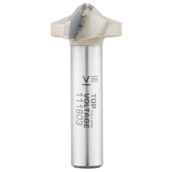 Фреза Alucobond 135 гр D=19,5x8x40 S=8 TOPVOLTAGE 111803 (L1-40 мм, L2-8 мм, D1-19.5 мм, D2-8 мм)