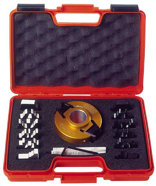 СМТ Комплект фрезы насадной F=35 D=100 (алюм.) 7 ножей SP +7 огранич. (кейс) 693.013.02