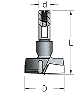 Сверло D15 чашечное WPW правое MPK1507 L56,5 присадка эксцентрика хвостовик 10