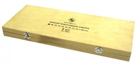 Набор сверл для дерева винтовых 10-24Х460 мм, 8 штук Энкор 20953 (L1- мм, L2- мм, D1- мм, D2- мм)