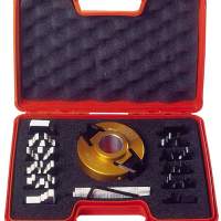 СМТ Комплект фрезы насадной F=50 D=120 (алюм.) 7 ножей SP +7 огранич. (кейс) 693.013.03