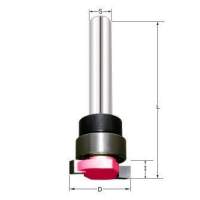 Фреза &quot;нижний паз&quot; (верхний подшипник) Z=2 D=15.88x3.175x41 S=6 (подш. 12.7мм) PROCUT 180209-1P