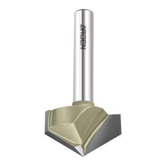 Фреза пазовая V-образная 60º D=12.7х15.88x48 S=6 ARDEN 202611 (L1-48 мм, L2-15.88 мм, D1-12.7 мм, D2-6 мм)