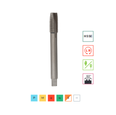 Метчик маш/руч трубный G 1/2" (HSS М2) Р6М5 1601120125