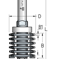 Фреза WPW FJ60002 минишип D39,5 B33 хвостовик 12