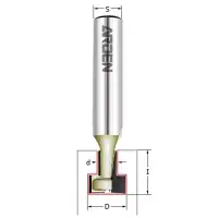 Фреза (Т-образный паз) Z=2 D=4.8/9.5x9.5/4.76 (L=46) S=8 PROCUT 501810P