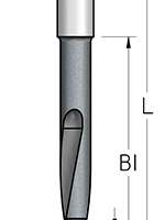 Фреза WPW DT12702 спиральная паз под замок Z2 D12,7 B25 L151 хвостовик 12_S,DT12702