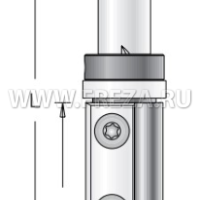 Фреза Dimar 1073915 копировальная D19x20 L61,5 Z2 сменные ножи хвостовик 8