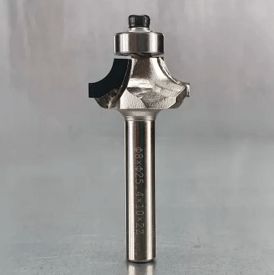 Фреза алмазная радиусная (нижн. подш.) R6.35 D=25.4x10x63 S=8 Rotis 122506.08 (L1-63 мм, L2-10 мм, D1-25.4 мм, D2-8 мм)