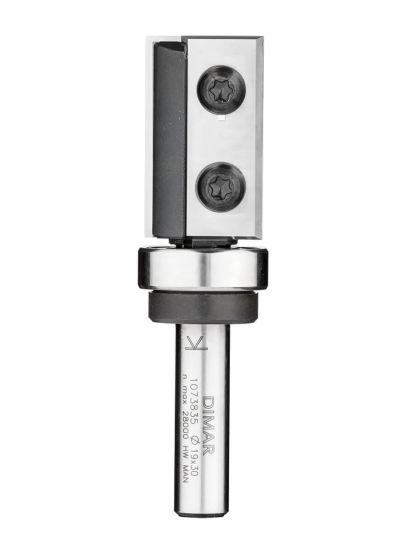 Фреза Dimar 1073835 копировальная D19x30 L71 Z2 сменные ножи хвостовик 8_S,1 073 835 (L1-71 мм, L2-30 мм, D1-19 мм, D2-8 мм)