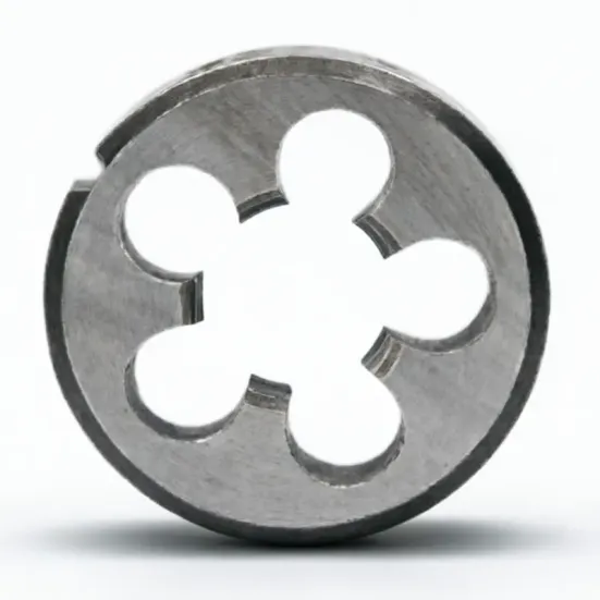 Плашка круглая для метрической резьбы M12x1,25 правая ISO2568 HSS