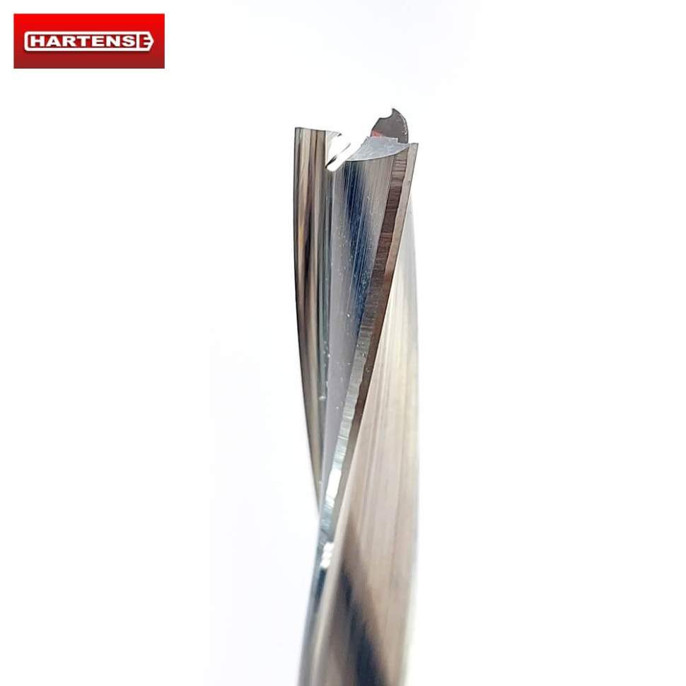 2812 HARTENSE Цилиндрическая спиральная трехзаходная фреза с удалением стружки вверх HT55 OS3UPF-12.0-12.0-100-150