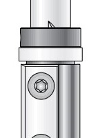 Фреза Dimar 1073899 копировальная D19x50 L101,6 Z2 сменные ножи 3 отв хвостовик 12