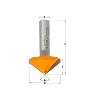 Фреза V- образная V (120°) HW S=8 D=48x13-19 L=63,5 Z=2 RH CMT S915.04271
