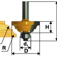 Фреза кром. калевочная ф33,3х13мм R4мм хв. 8мм Энкор 46268
