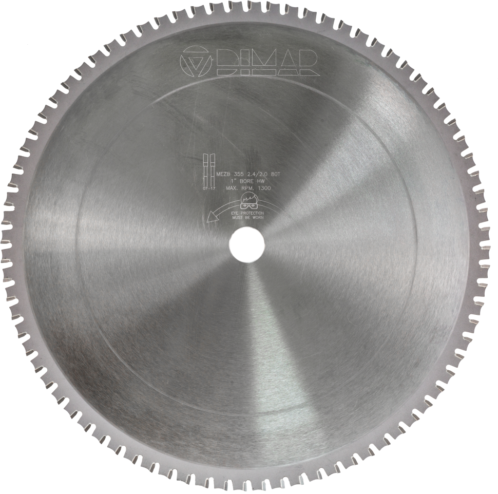 Пила Dimar 90210105 по стали D355x25,4x2,4 Z80 сухой рез