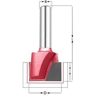 Фреза прямая для выравнивания дна Z2 D=22x12x50 S=8 PROCUT 111.2212BC