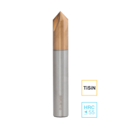 Фасочная твердосплавная фреза HRC 55, TiSiN 10х90°х4F RODMIX 18001009004