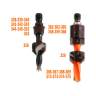 Зенкер для сверла TCT Z2 D=16 d=7 LH CMT 316.070.12