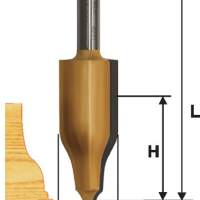 Фреза фигирейная вертикальная ф25,4х41,3мм хв 12мм Энкор 46551