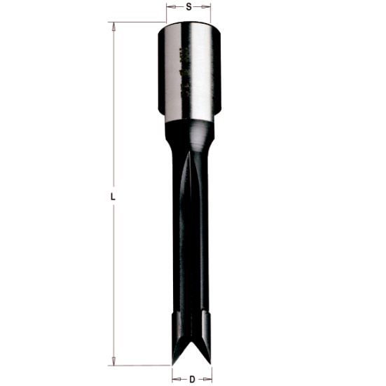 СМТ Фреза HW для долбежного станка 14xx100 Z=2 S=M12x1 RH 163.140.11 (L1-100 мм, L2- мм, D1-14 мм, D2-12 мм)