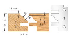 Нож Dimar 3108675 твердый сплав 40x26x2