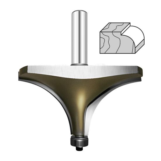 Фреза внутр.радиус  (нижн. подш.) Z=2 R=38.1 D=88.9x44.5x97 S=12 PROCUT 211.318844 (L1-97 мм, L2-44 мм, D1-88.9 мм, D2-12 мм)