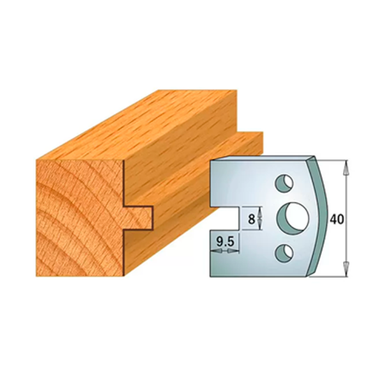 Нож профильный 40mm для насадной фрезы 19 Rotis 40069095