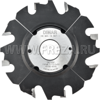 Фреза насадная Dimar 7971071 паз регулируемый 12,7-25,0x30мм D150 Z4+4 посадка 30