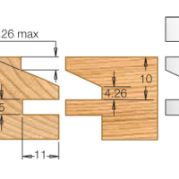 Нож Dimar 3108686 твердый сплав 40x26x2