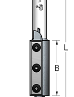 Фреза WPW K сплав FM19022K копир сменные ножи нижний подшипник D19 B50 Z2 хвостовик 12