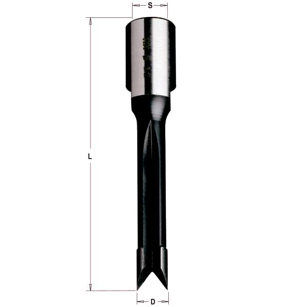 СМТ Фреза долбёжная KSS Z2 S=12x1 D=16x100 RH 163.160.31 (L1-100 мм, L2- мм, D1-16 мм, D2-12 мм)