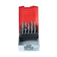 Набор из 10 шт. твердосплавных борфрез, двойная насечка (A12, B12, C12, D12, E12, F12, G12, H12, L12, M12) RODMIX 2100006003