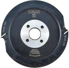 Фреза насадная Dimar 8420133 паз 15 мм D120x15 L Z2 сменные ножи посадка 20