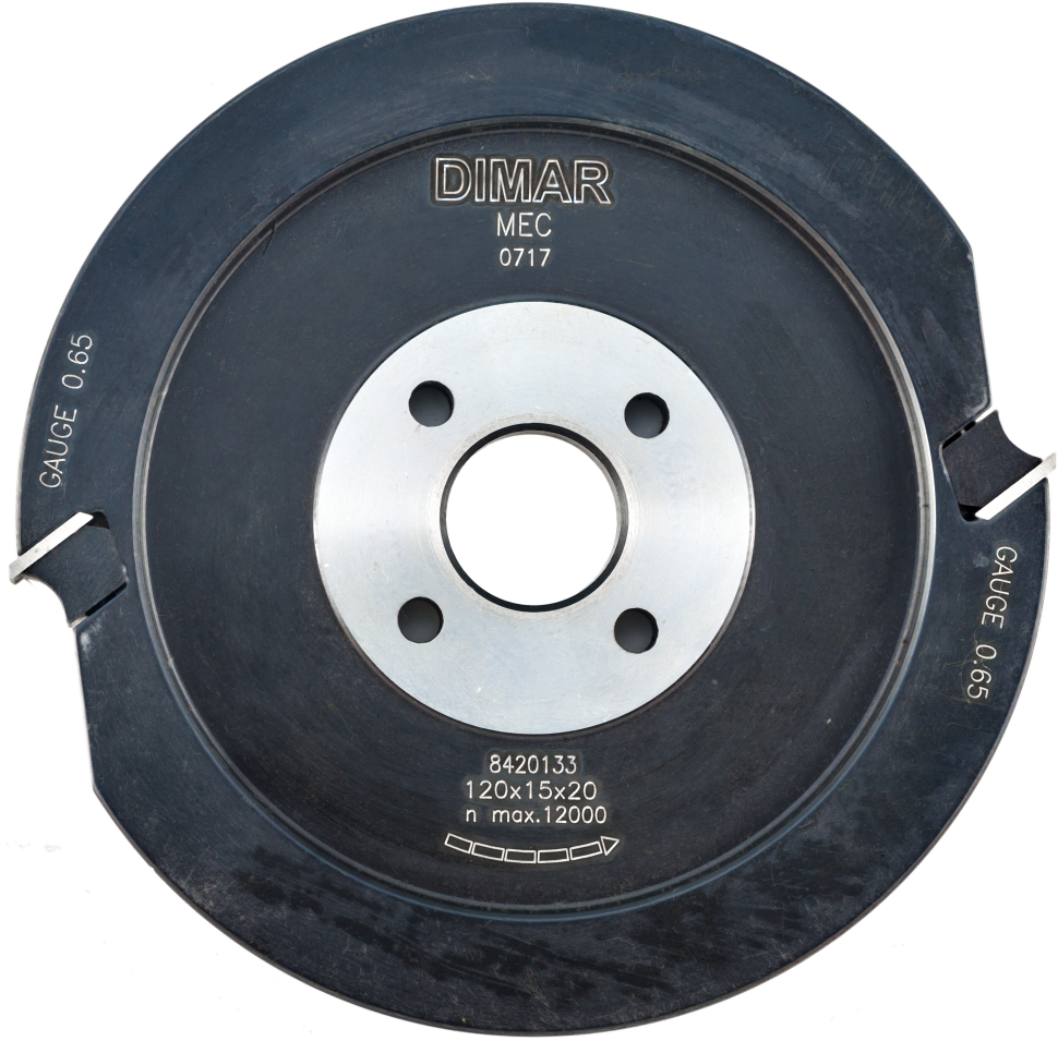 Фреза насадная Dimar 8420133 паз 15 мм D120x15 L Z2 сменные ножи посадка 20