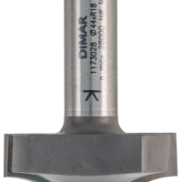 Фреза Dimar 1173029 радиусная V острая R18,3 врезная D44,5x18,3 L56,3 хвостовик 12