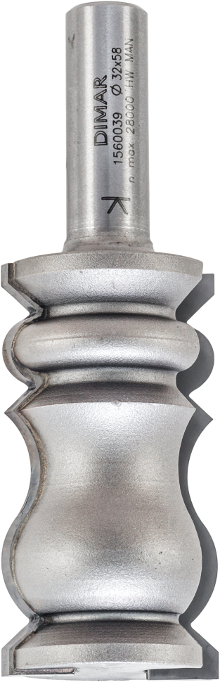 Фреза Dimar 1560039 карниз декор D31,4x58 L96 хвостовик 12