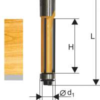 Фреза кромочная прямая ф12,7х13мм хв. 8мм Энкор 46190