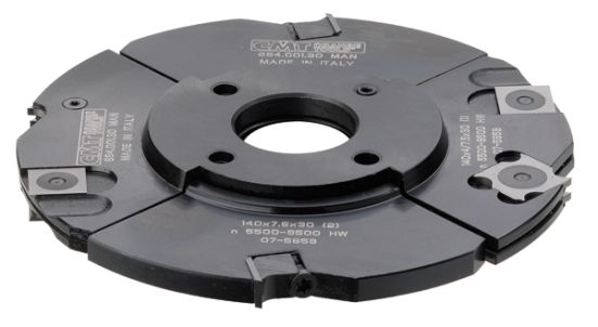 СМТ Фреза пазовая регулир. F=40 D=160x4-15 насадная (сталь) смен.ножи HM (кейс) 694.001.40 (L1- мм, L2-15 мм, D1-160 мм, D2- мм)