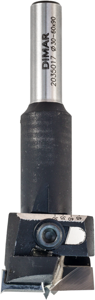 Сверло Dimar 2035017 чашечное регулируемое D30-60x35 L90 хвостовик 10 круглый
