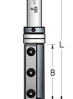 Фреза WPW PFM8192 копир сменные ножи верхний подшипник D19 B50 Z2 хвостовик 12