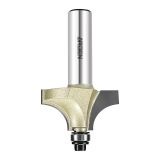 Фреза радиусная с калёвкой (нижн. подш.) Z=2 R=8 D=28.6x12.7x62 S=12 ARDEN 302243 (L1-62 мм, L2-12.7 мм, D1-29.5 мм, D2-12 мм)