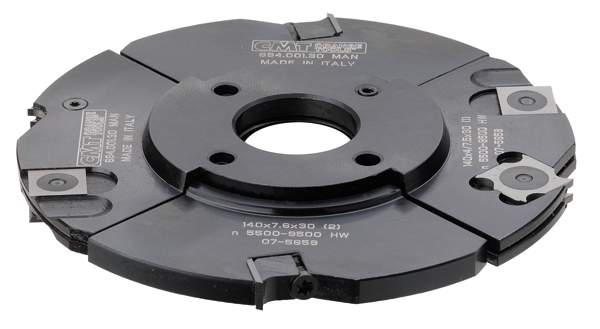 СМТ Фреза пазовая регулир. F=50 D=160x4-15 насадная (сталь) смен.ножи HM (кейс) 694.001.50 (L1- мм, L2-15 мм, D1-160 мм, D2- мм)