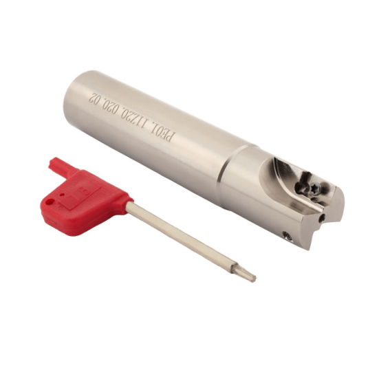 Фреза концевая со сменными твердосплавными пластинами SANT PE01.11Z16.016.02 00060456 (L1-90 мм, L2- мм, D1-16 мм, D2-16 мм)